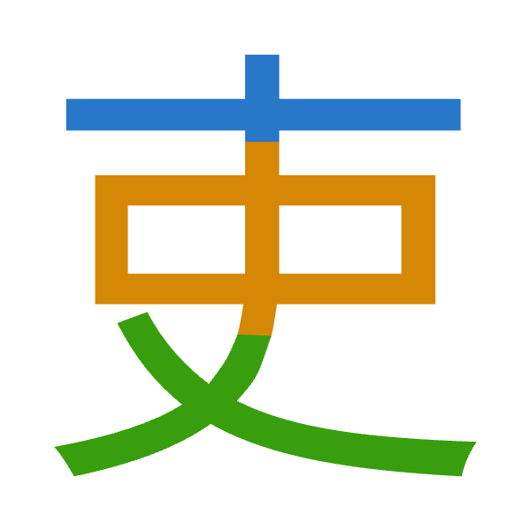 「吏」倉頡拆碼：十中大（JLK）