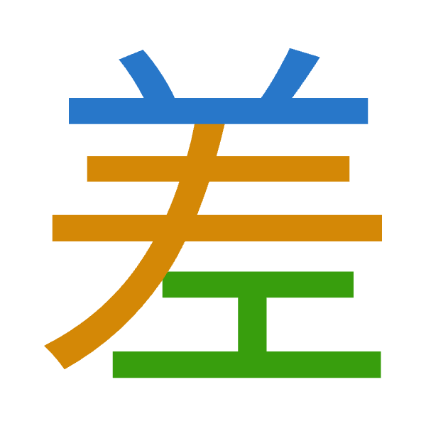 「差」倉頡拆碼：廿手一（TQM）