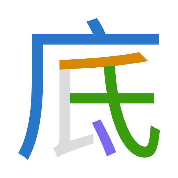 「底」倉頡拆碼：戈竹心一（IHPM）