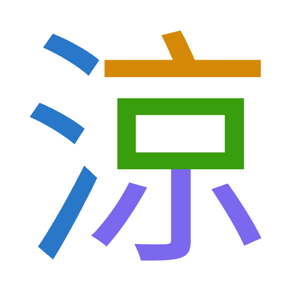 「涼」倉頡拆碼：水卜口火（EYRF）
