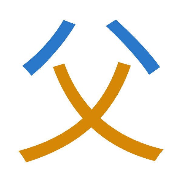「父」倉頡拆碼：金大（CK）