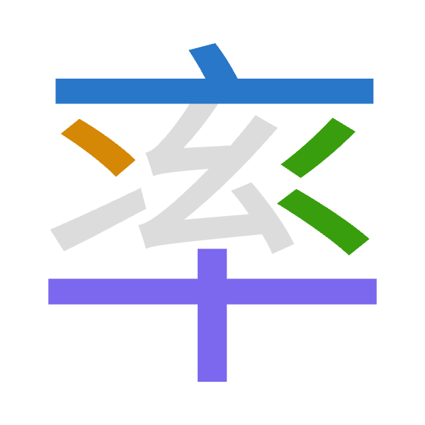 「率」倉頡拆碼：卜戈人十（YIOJ）