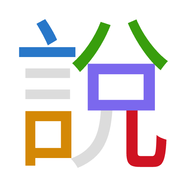 「說」倉頡拆碼：卜口金口山（YRCRU）