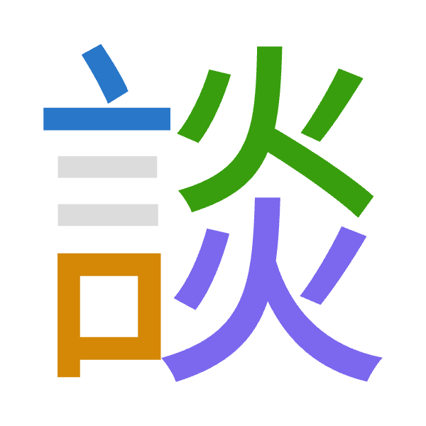 「談」倉頡拆碼：卜口火火（YRFF）