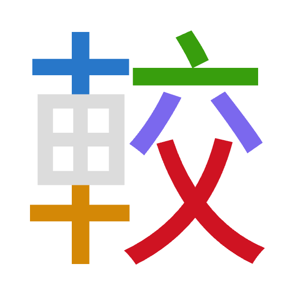 Cangjie decomposition of 較: 十十卜金大 (JJYCK)