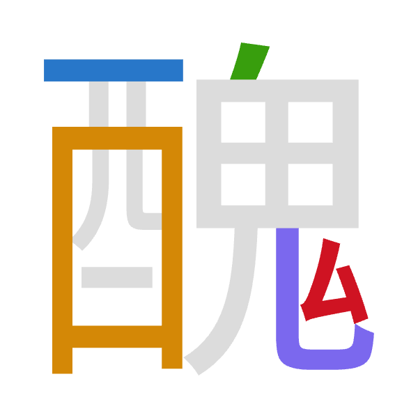 「醜」倉頡拆碼：一田竹山戈（MWHUI）